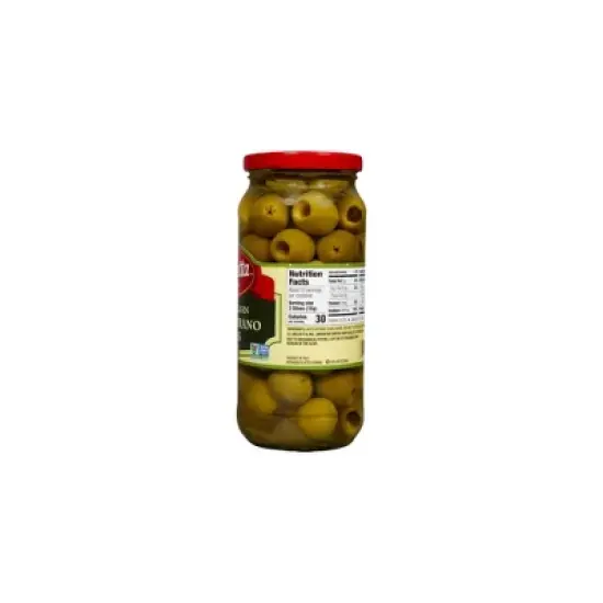 Mezzetta Pitted Italian Castelvetrano Olives - Case of 6/8 oz image {3}
