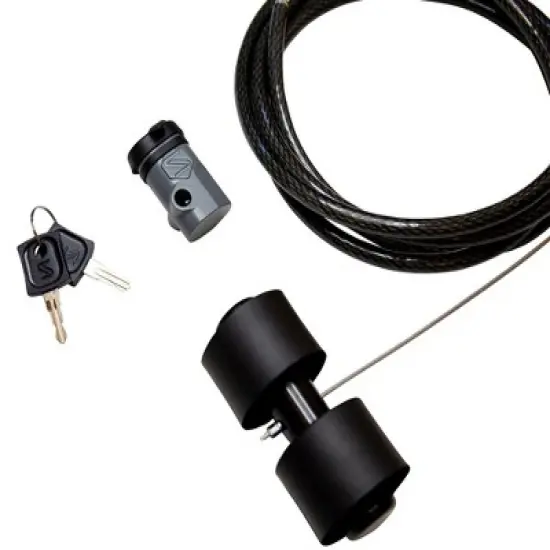 Saris Bike Rack Accessory, Trunk Bike Rack Lock with 8 Ft. Steel Cable image {1}