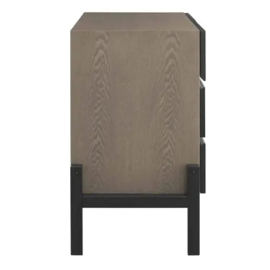 Merritt Dresser and Mirror Oak - Modway image {3}