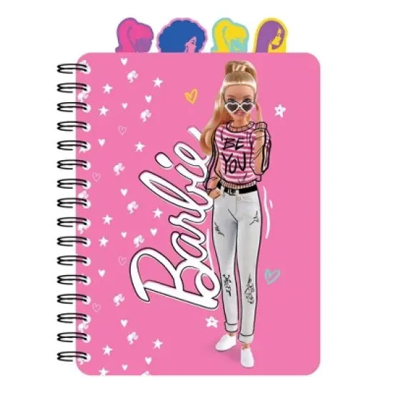 Inkology, LLC Barbie 4-Tab Spiral Notebook Journal | 9 x 6 Inches image {5}