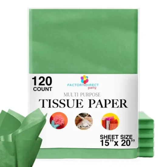 Crown Display Tissue Paper 15" x 20" Packing Paper for Gifts - 120 Count image {11}