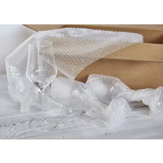 Sealed Air Recycled Bubble Wrap, Light Weight 0.31" Air Cushioning, 12" x 100 ft image {2}