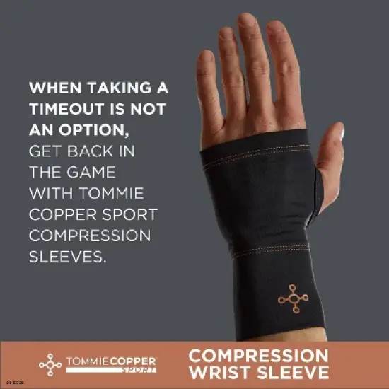 Tommie Copper Sport Compression Wrist Sleeve image {2}