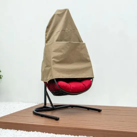 LeisureMod UV Protection, Waterproof, Single Hanging Egg Swing Chair Cover image {2}