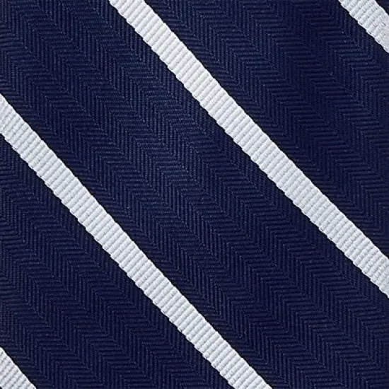 Men's Striped Neck Tie - Goodfellow & Co&trade; Navy & White image {2}