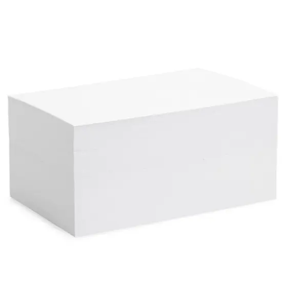200 Pack White 300 GSM / 110 lb Thick Cardstock Paper - Blank Heavyweight Wedding Invitation Cards for Printing, Flashcards, Postcards image {7}
