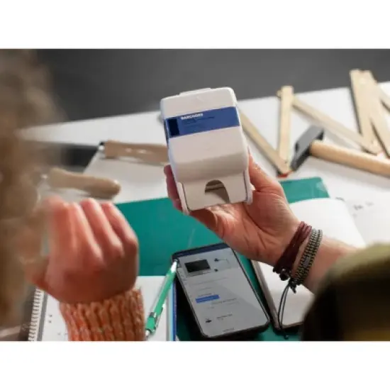 Zebra ZSB Series Name Badge Labels - Potato Starch-Based, Recyclable Label Cartridge - Versatile, Cloud-Based Adhesive Labels for Printer - 2.25x3.5" image {3}