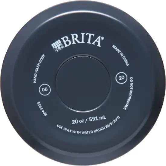 Brita 20oz Premium Double-Wall Stainless Steel Insulated Filtered Water Bottle image {6}
