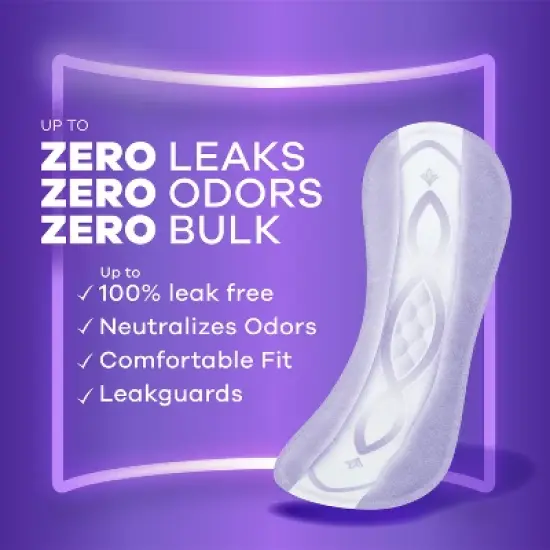 Always Discreet Incontinence Liners - Very Light Absorbency image {2}