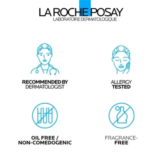 La Roche Posay Effaclar Dual Action Acne Face Cleanser with 4% Benzoyl Peroxide - 6.7 fl oz image {7}