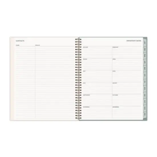 Morris & Co. by Blue Sky 8.5"x11" 2026&nbsp;Weekly/Monthly Wirebound Planner Printed Strawberry Thief image {8}