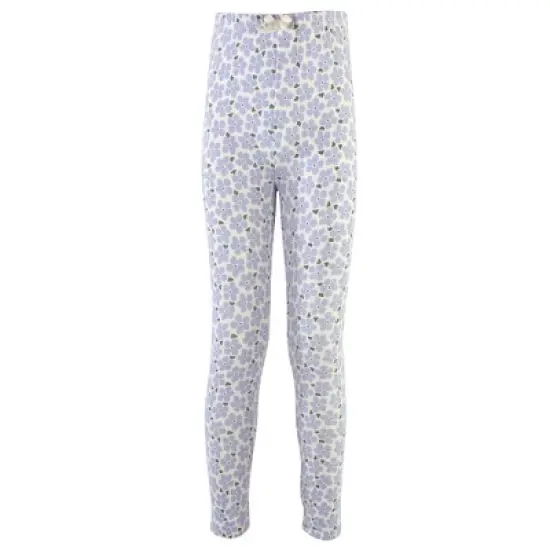 Touched by Nature Baby, Toddler, Big Kids and Youth Girl Organic Cotton Leggings 4pk, Flutter Garden image {2}