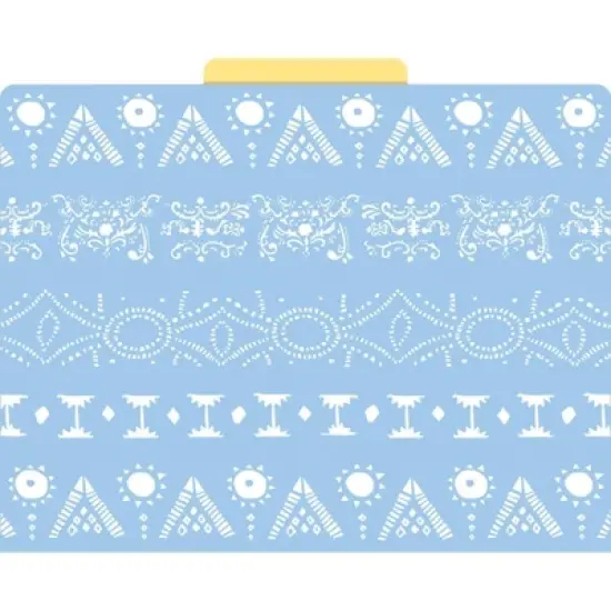 Barker Creek 24ct File Folders - Thoughtfulness: Multicolor Cardstock, Floral Design, Top Tab, 9.5" x 141" image {3}