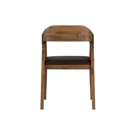 Rasmus Dining Armchair Chestnut - Boraam image {2}