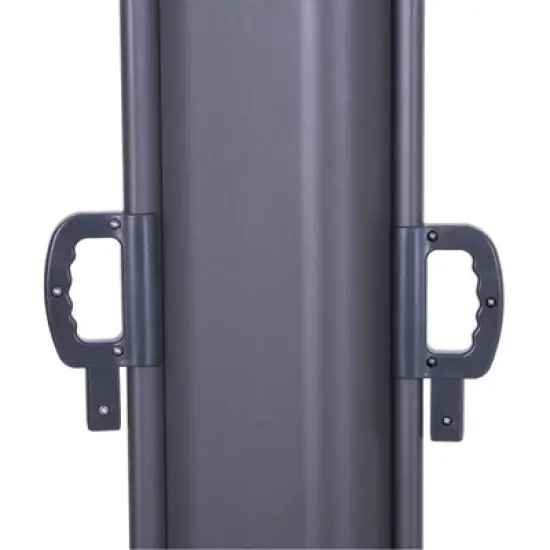 236" x 63" Retractable Outdoor Patio Balcony Deck Side Awning White - Captiva Designs image {2}