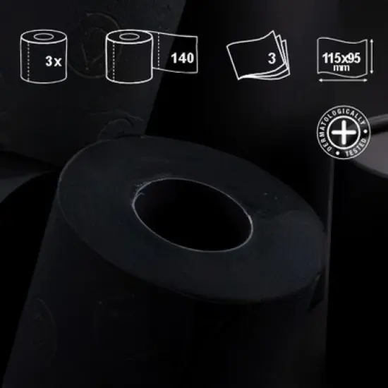 Roll-Lux Toilet Paper Gift Box 3 Rolls Sandalwood Scent Flushable Tube FSC Certified European-Made Colorful Tissue for Gifting and Bathroom Decor image {1}