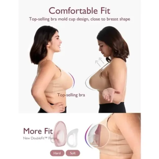 Momcozy M6 Hands-Free Wearable Electric Breast Pump Set image {6}