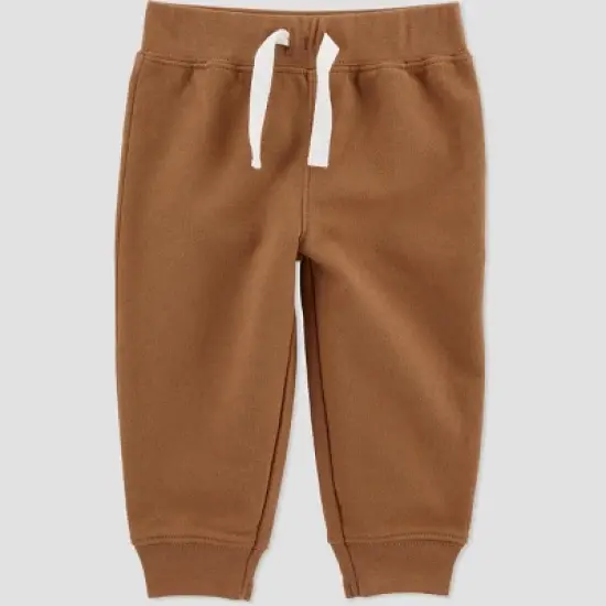 Carter's Just One You&reg;️ Baby Boys' Plaid Shacket & Bottom Set - Brown image {2}