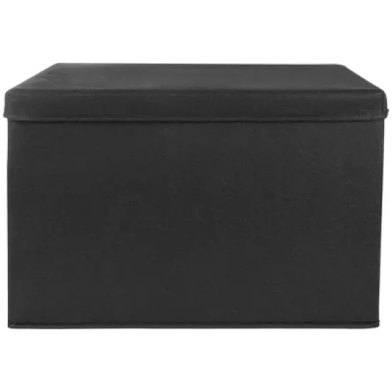 Sammy & Lou Printed Felt Toy Chest - Black image {2}