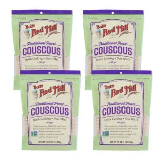 Bob's Red Mill Traditional Pearl Couscous - Case of 4/16 oz image {7}