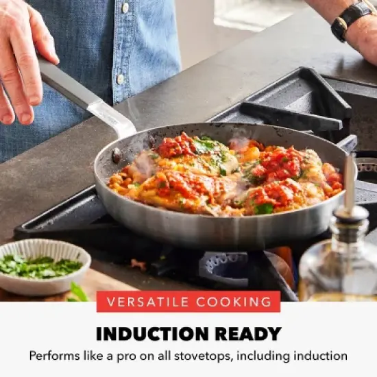 Bobby Flay 2pk (8" and 10") Stainless Steel Ceramic Nonstick Fry Pan Set image {7}