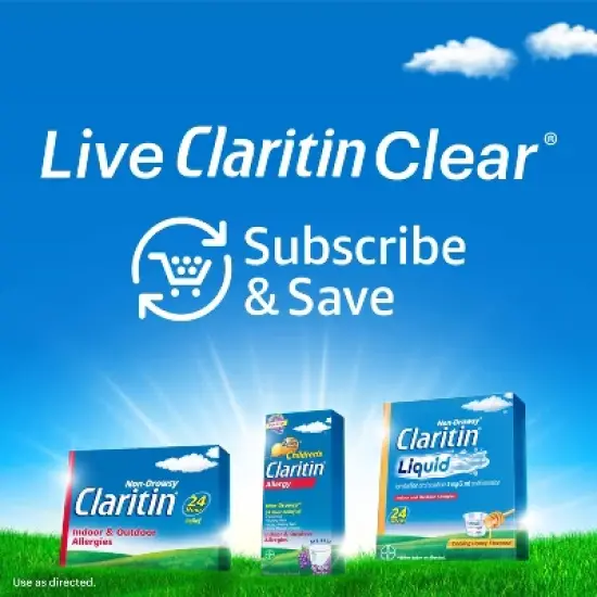 
Children's Claritin Loratadine Allergy Relief 24 Hour Non-Drowsy Grape Liquid image {5}