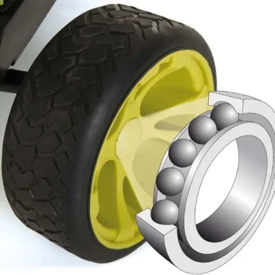 hauck Eco Wagon with Multipurpose Hand Pulled Utility, Steel Tube Framing, and Easy Fold Feature for Kids Pull Along Wagons, Forest Green image {5}