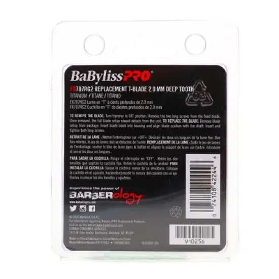 BaBylissPRO Deep Tooth Rose Gold Replacement Blade image {3}