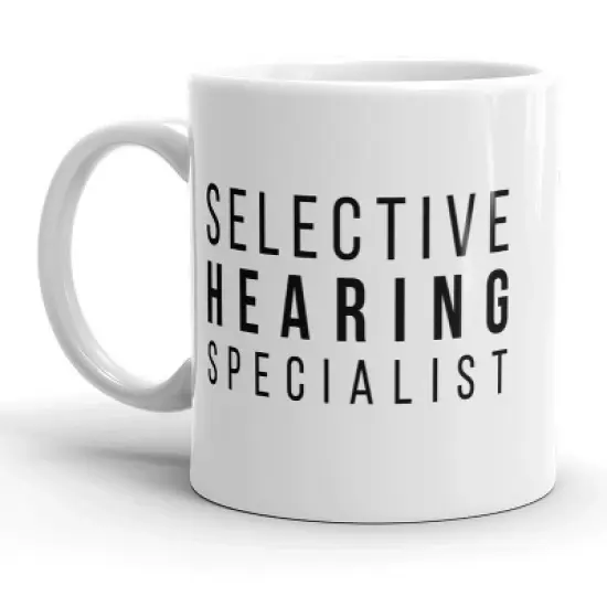 Crazy Dog Selective Hearing Specialist Mug Funny Sarcastic Coffee Cup - 11oz image {5}