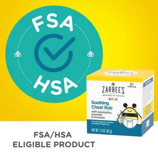 Zarbee's Baby Soothing Chest Rub, Eucalyptus, Lavender & Beeswax - 1.5 oz image {4}
