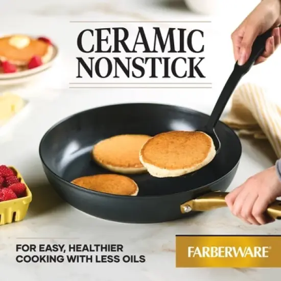 Farberware Forged Induction 12.25" Ceramic Nonstick Frying Pan image {2}