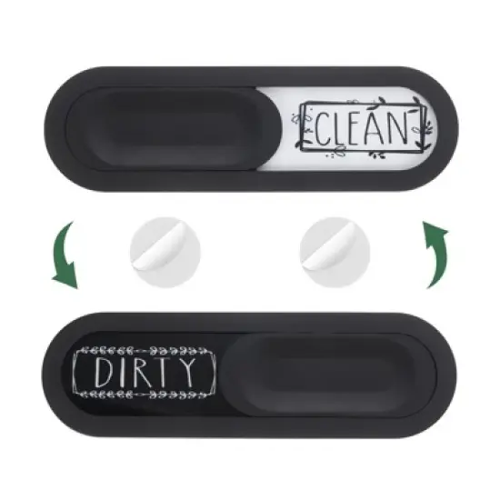 Unique Bargains Oval Clean Dirty Indicating Dishwasher Magnet image {6}