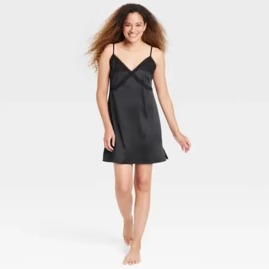 Women's Satin Slip Sleep Dress - Colsie&trade; image {3}