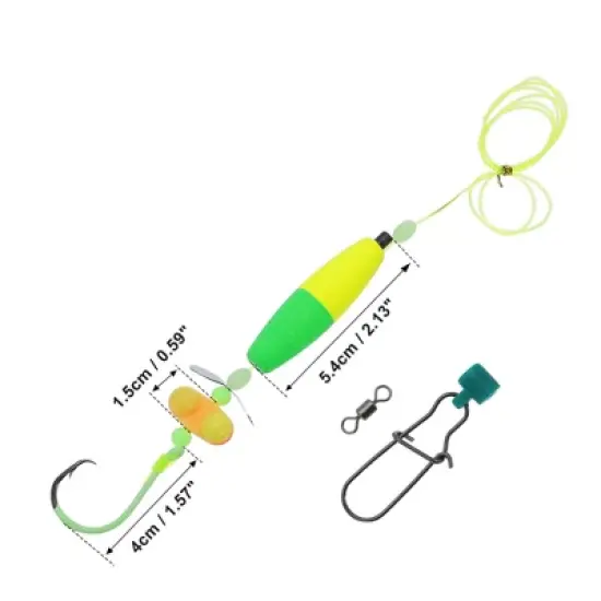 Unique Bargains Catfish Fishing Rigs Catfish Hooks Catfish Float Rigs 1 Set image {1}