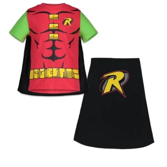 DC Comics Robin Cosplay T-Shirt and Cape Toddler  image {4}