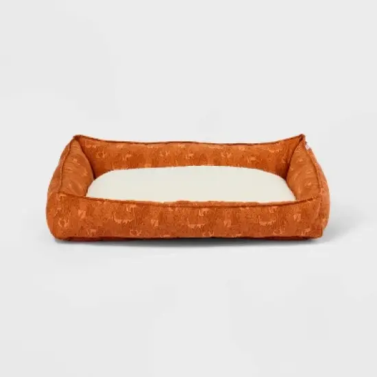 Cuddler Dog Bed - Coral Orange - Boots & Barkley&trade; image {5}