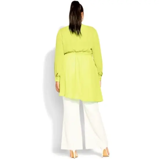 Women's Plus Size Shibara Top  - Citrus | CITY CHIC image {1}