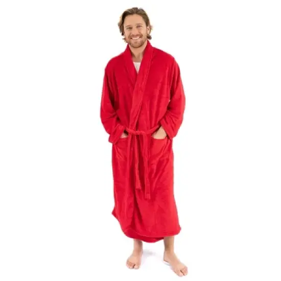 Leveret Mens Fleece Robe image {8}