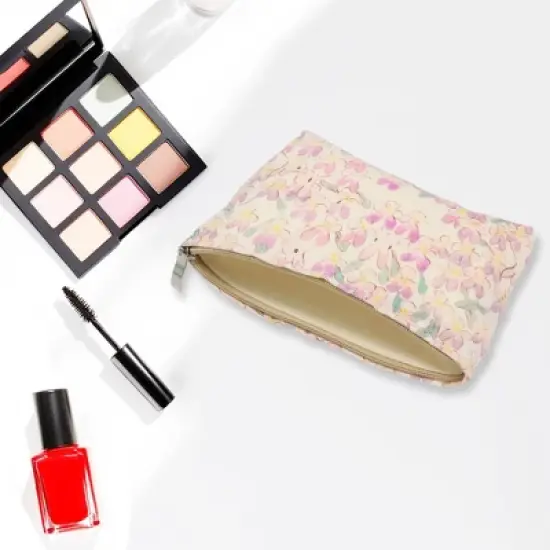 Unique Bargains Travel-friendly Rabbit Handheld Makeup Bag Purple 1 Pc image {3}