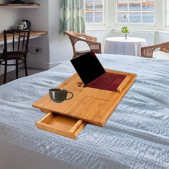 Bamboo Lap Desk Brown - Mind Reader image {2}