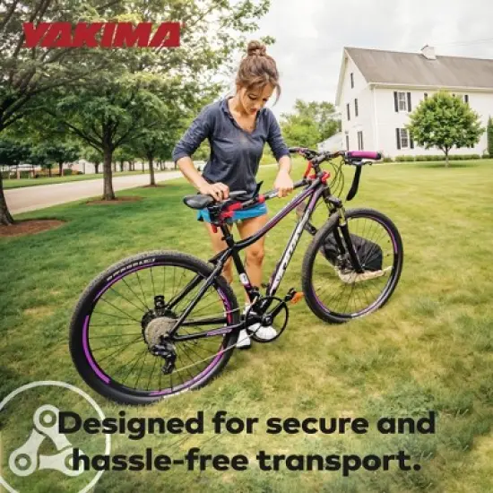 Yakima TubeTop Hitch Mounted Bike Rack with Seat Post Mounting Type, Oversized Diameter Tubing, and Anti Rotation Inserts for Bicycles, 2 Pack image {4}