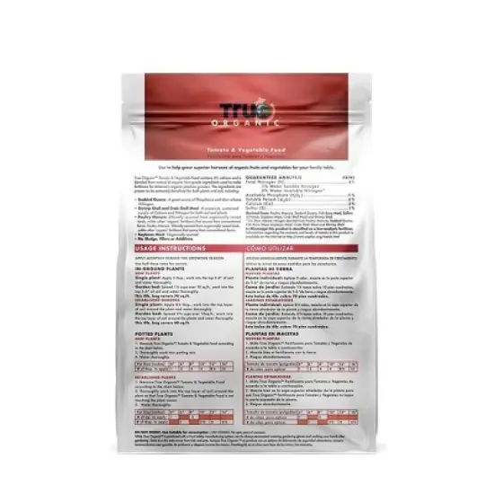 TRUE Organic Tomato and Vegetable Plant Food 4-5-6 Fertilizer image {1}