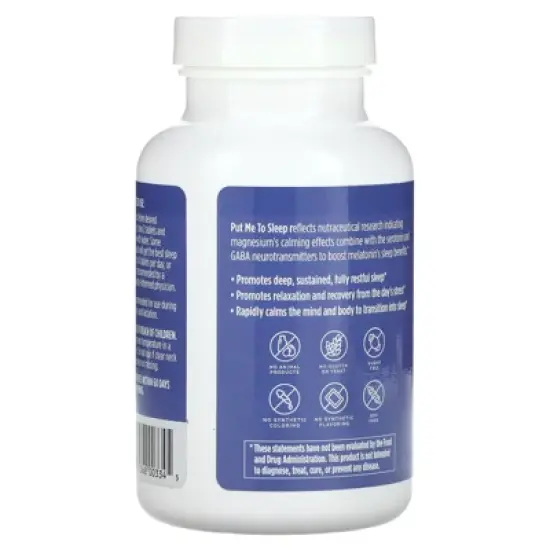 BrainMD Put Me To Sleep Naturally, 90 Chewable Tablets image {2}