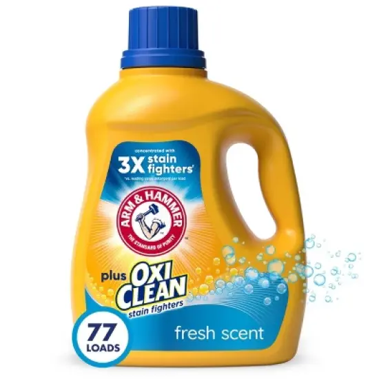 Arm & Hammer Plus OxiClean Fresh Scent Liquid Laundry Detergent image {6}
