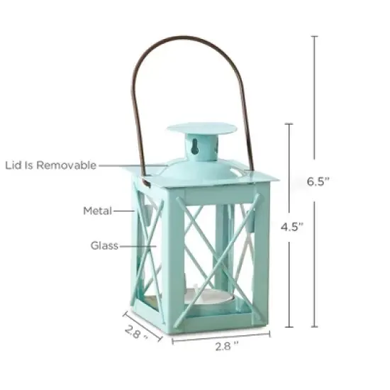 Kate Aspen Luminous Mini-Lantern Tea Light Holder image {3}
