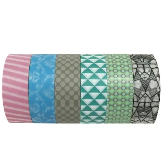 Wrapables Washi Masking Tape Collection, Premium Value Pack image {33}