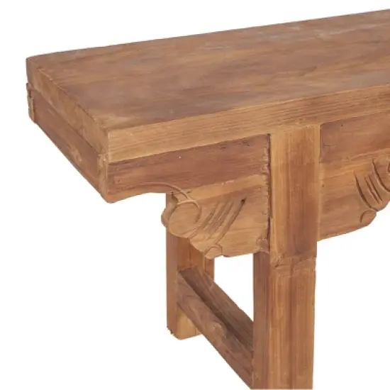 Ellen Mindi Wood Bench Brown - East at Main image {5}