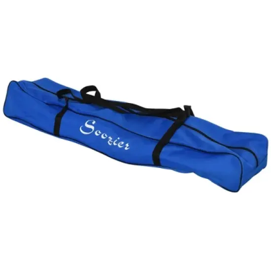 Soozier 7.5'x7' Baseball Practice Net Set w/ Catcher Net, Tee Stand for Pitching, Fielding, Practice Hitting, Batting, Backstop, Blue image {4}