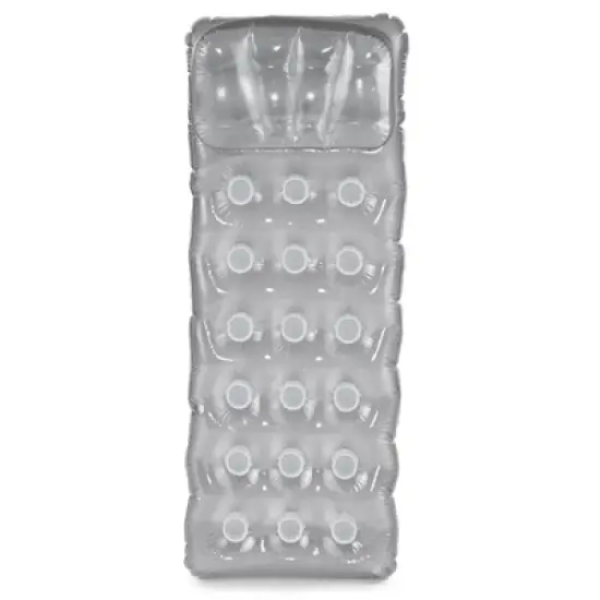 Intex 58894EP 18-Pocket French Mattress Suntanner Pool Lounger Float w/ Headrest image {1}