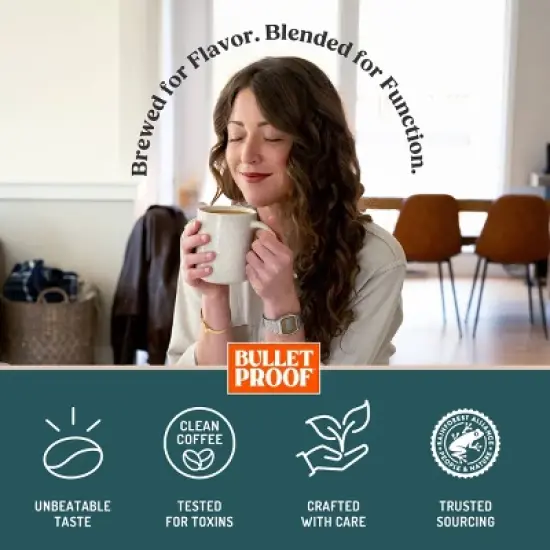 Bulletproof The High Achiever Ground Coffee - 10oz image {5}